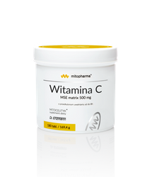 Witamina C MSE matrix o przedłużonym uwalnianiu 180 tabletek