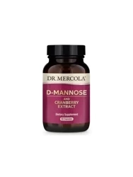 D-Mannoza z żurawiną DR. MERCOLA® (60 kapsułek) - suplement diety