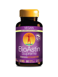 BioAstin® Supreme Astaksantyny 6 mg (60 kapsułek wegetariańskich) - suplement diety