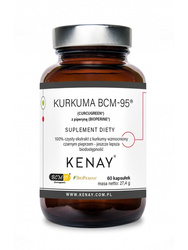 Kurkuma BCM-95® (CURCUGREEN®) z piperyną (BIOPERINE®) (60 kapsułek)