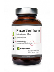 Resveratrol trans - zmikronizowany 200 mg (60 kapsułek) - suplement diety