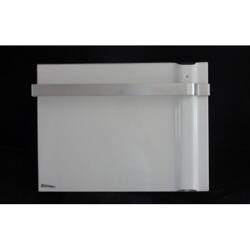 KLIMA 7 z relingiem - 750W grzejnik elektryczny na podczerwień energooszczędny biały