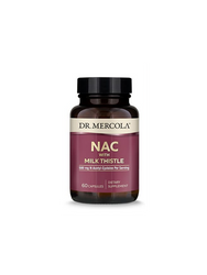 NAC with Milk Thistle DR. MERCOLA® (60 kapsułek) - suplement diety