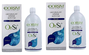 2x Krzem organiczny OrSi Płyn 1000 ml