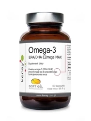 Omega-3 EPA/DHA EZmega MAX (60 kapsułek) - suplement diety